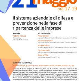 SEMINARIO IV – IL SISTEMA AZIENDALE DI DIFESA E PREVENZIONE NELLA FASE DI RIPARTENZA DELLE IMPRESE