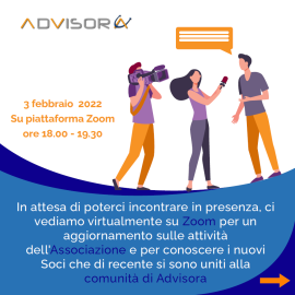 Evento Soci Advisora 3 Febbraio 2022