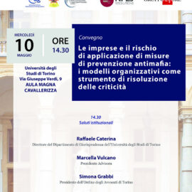 LE IMPRESE E IL RISCHIO DI APPLICAZIONE DI MISURE DI PREVENZIONE ANTIMAFIA: I MODELLI ORGANIZZATIVI COME STRUMENTO DI RISOLUZIONE DELLE CRITICITA’