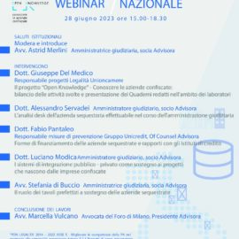 28 GIUGNO 2023 – WEBINAR NAZIONALE DI CONCLUSIONE DEL PROGETTO OK “OPEN KNOWLEDGE”