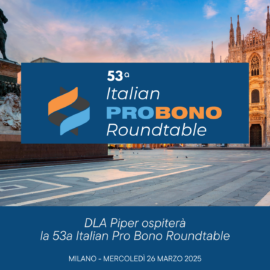 PRIMA ROUNDTABLE DEL 2025 DI PRO BONO ITALIA